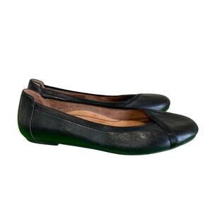 Vionic Caroll Leather Ballet Flats Orthotic Comfort Work Shoes Sz 10